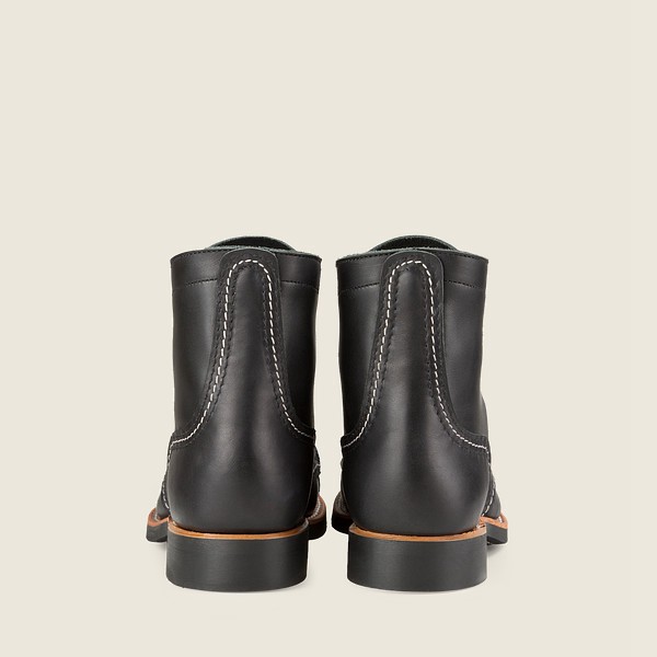 Bottes Red Wing Heritage - Iron Ranger - Short Boundary Cuir - Noir - Femme 310PEMSFC